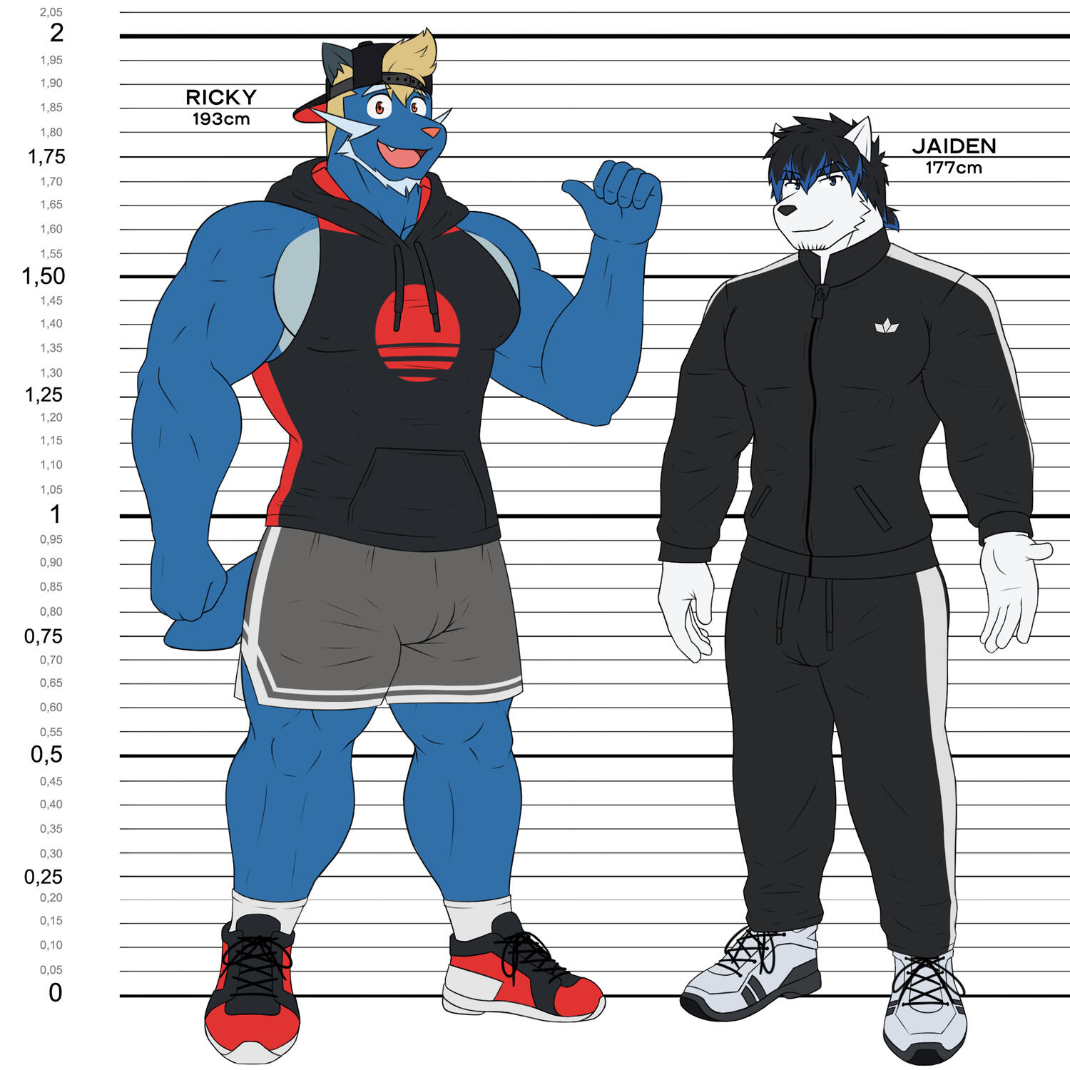Jaiden &amp; Ricky - Height Comparison