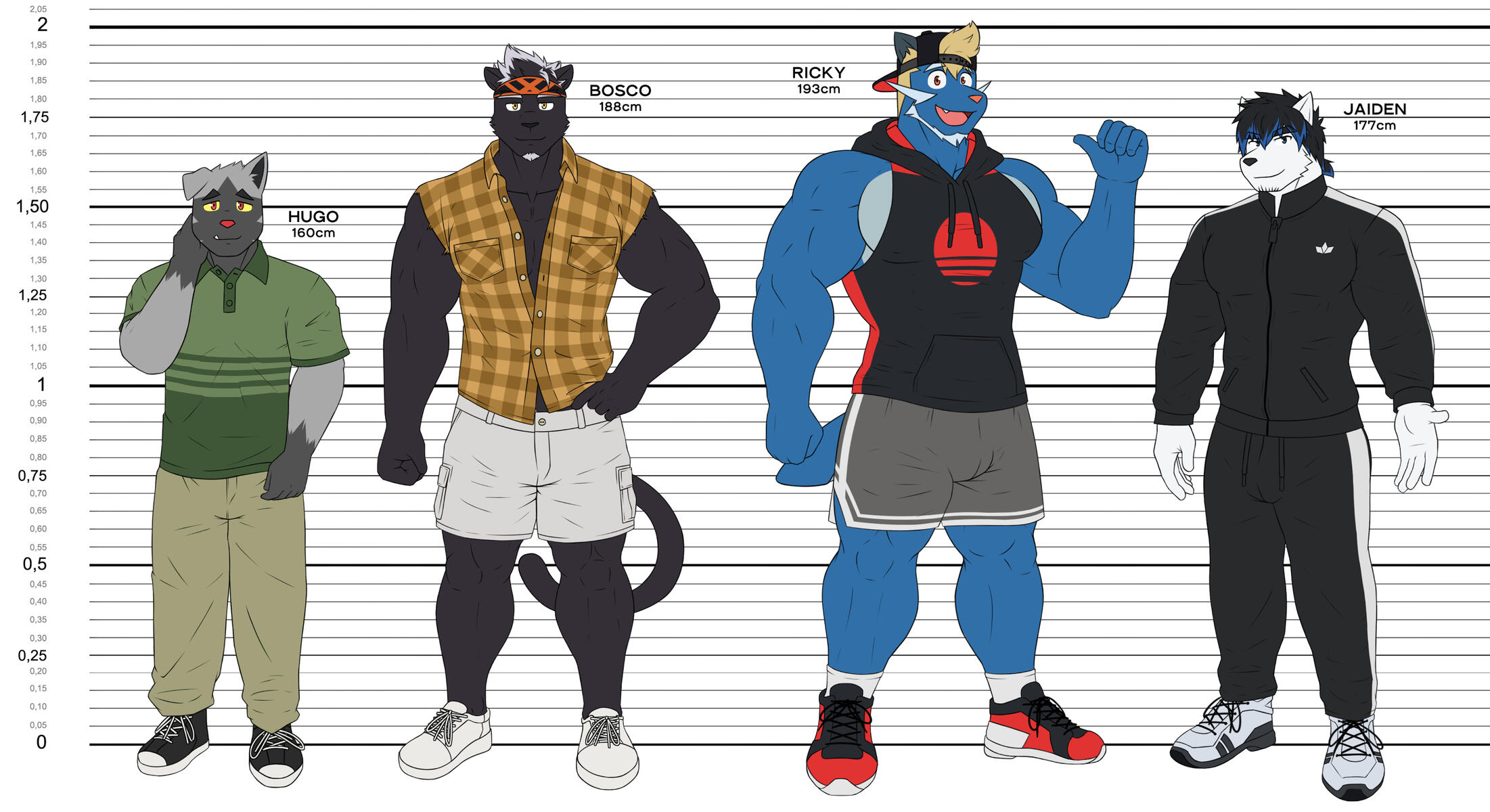 OC Height Comparison